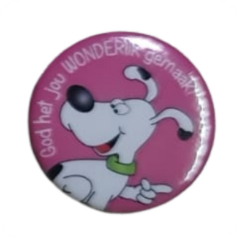 Lapelwapen God het jou WONDERLIK gemaak