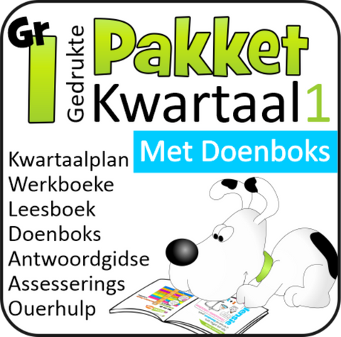 iK Graad 1 kwartaal 1 Pakket (Volkleur Gedrukte formaat) met Doenboks