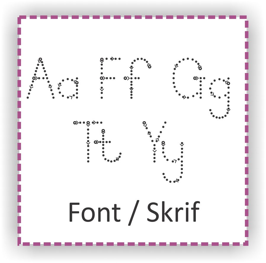 Font ABC Junior Typing Dots IKnowThat Font abc junior typing dots iknowthat