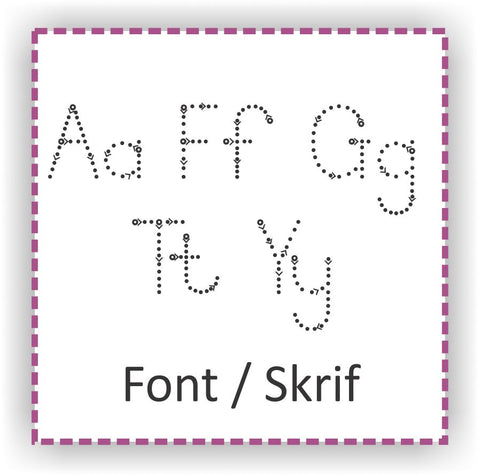 Fornt Abc Font ABC Junior Typing Dots – iKnowThat